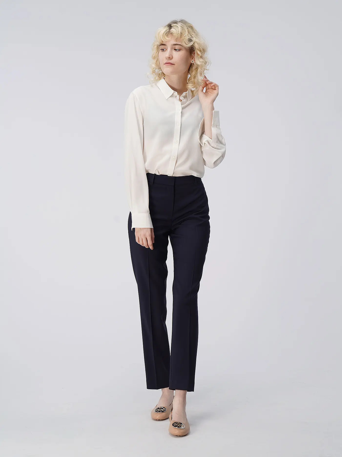 BOSS | Businesshose TILUNAH | dunkelblau
